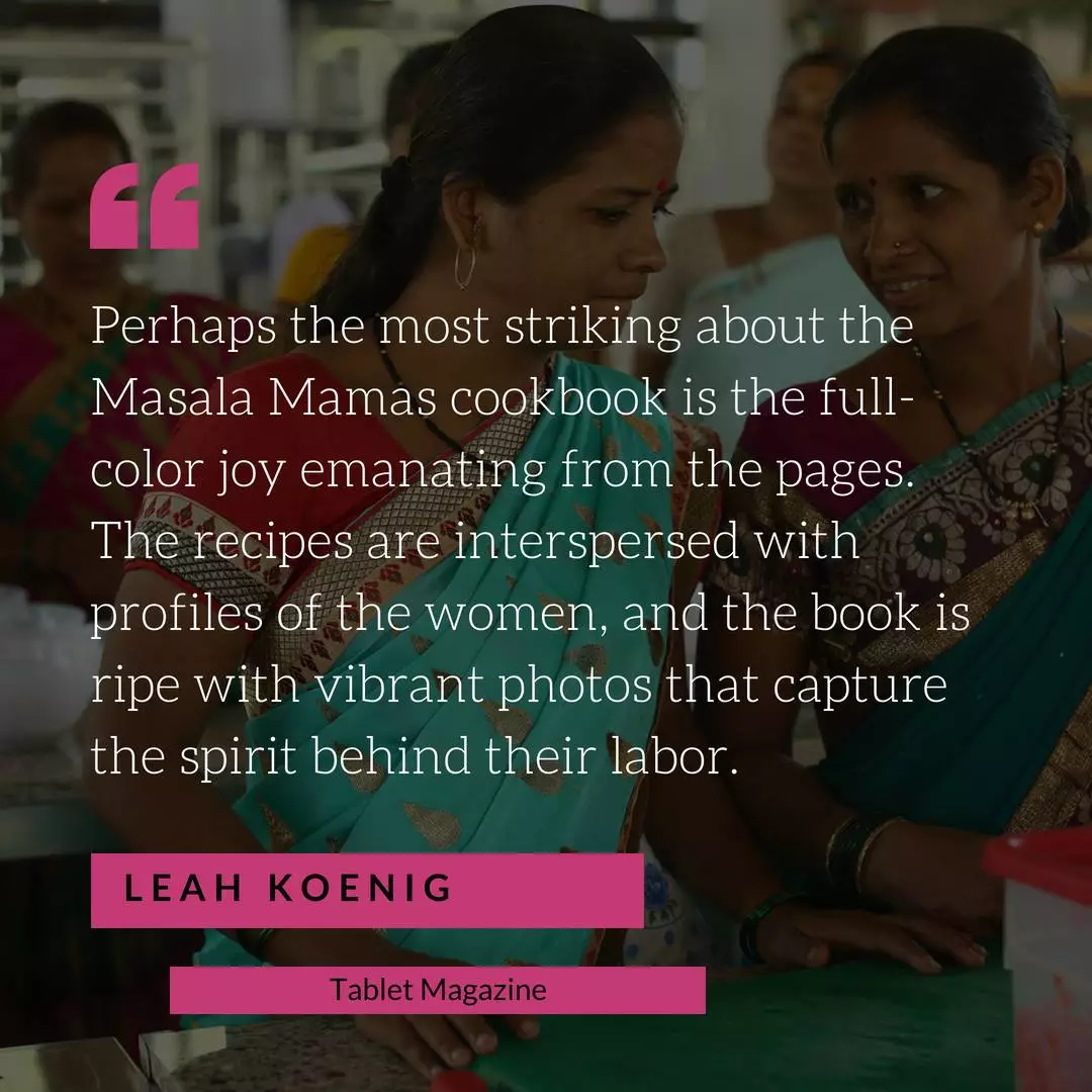 Quote by Leah Koenig about the Masala Mamas
