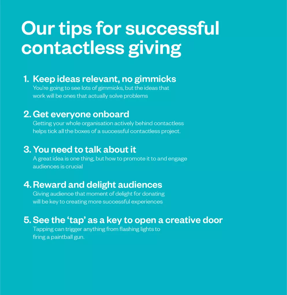 Five tips for successful contactless giving