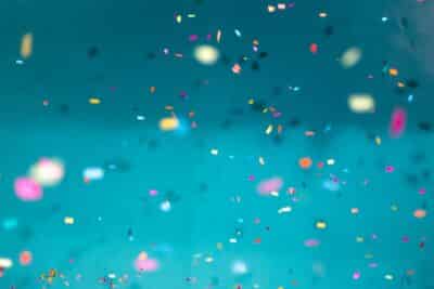 Tickertape celebration