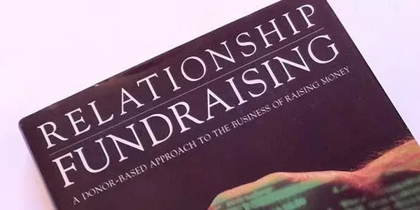 Detail of cover of Relationship Fundraising by Ken Burnett