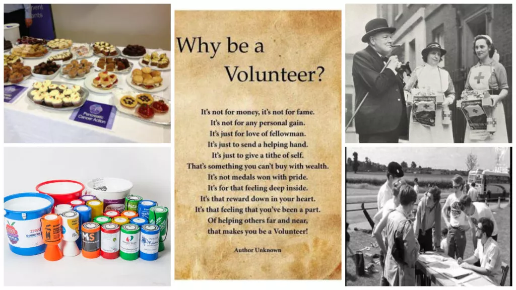Why be a volunteer? Collage