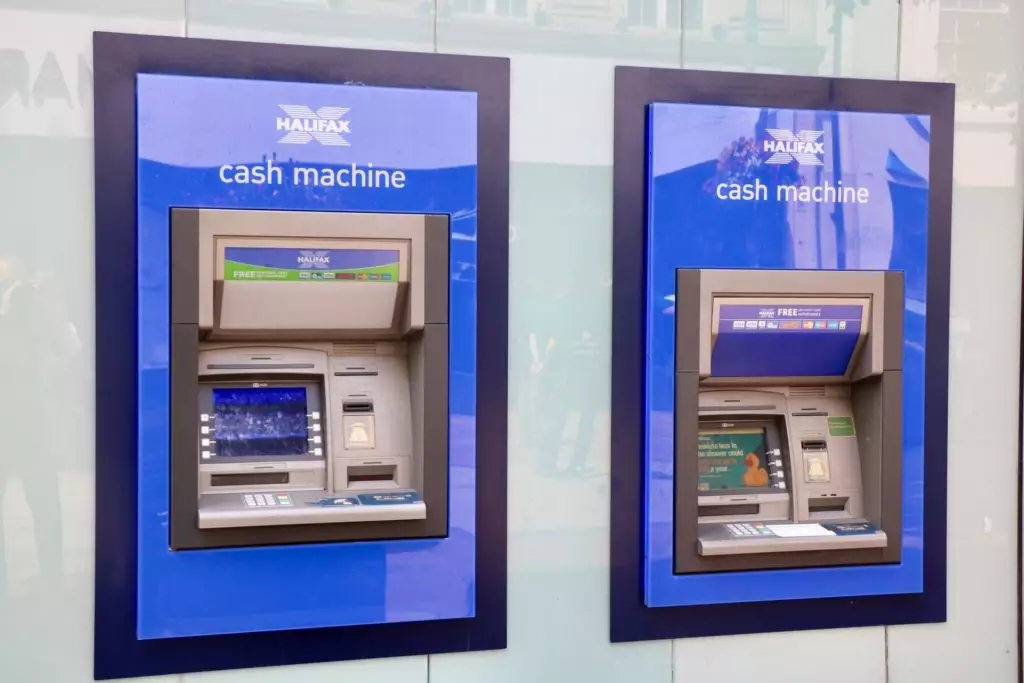 Two Halifax cash machines