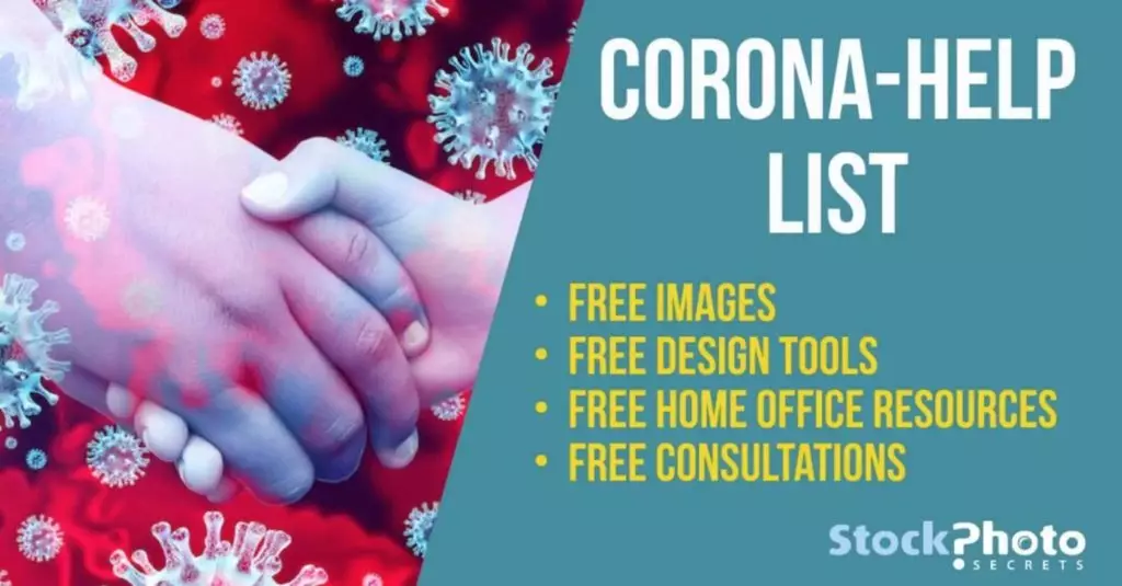 StockPhotoSecrets coronavirus-help list