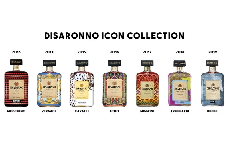 Limited edition Disaronno bottles