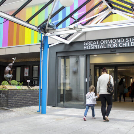 Great Ormond Street Hospital entrance - photo: GOSH