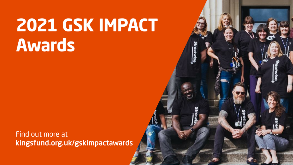 GSK IMPACT Awards 2021 - photo: The King's Fund
