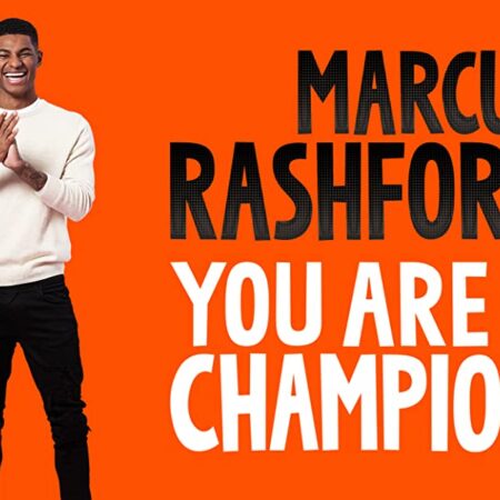 Marcus Rashford - you are a champion. Promotion for the footballer's book.