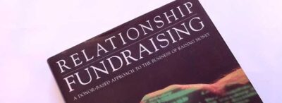 Cover of Relationship Fundraising by Ken Burnett - photo: Howard Lake