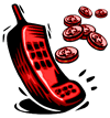 Illustration of a mobile phone