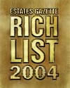 The Estates Gazette Rich List 2004 logo