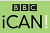 BBC iCAN! logo on a green background