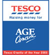 Tesco and Age Concern logos - charity of the year 2005