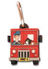 Postman Pat (with Jess the cat) zip pull in aid of National Literacy Trust