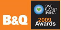 B&Q One Planet Living Awards 2009 logo