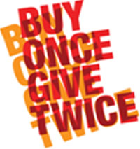 Buy Once Give Twice logo