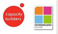 Logos of Capacitybuilders and Futurebuilders England
