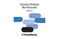 Cover of Charity Website Benchmarks 2007 study by e-consultancy