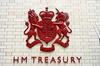 HM Treasury logo on inside wall. Photo: tompagenet on Flickr.com
