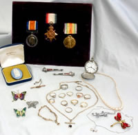 Jewellery including First World War medals donated to RNLI's annual appeal