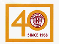 40th anniversary logo for Rotaract
