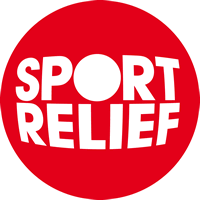 Sport Relief's red-nose-shaped logo