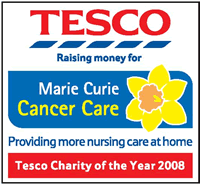 Tesco chooses Marie Curie Cancer Care as its Charity of the Year