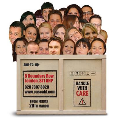 Cascaid staff in a box - composite image