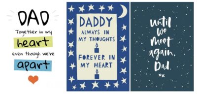 Three Father's Day cards to remember fathers who have died - images: Thortful.com