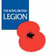 The Royal British Legion's logo featuring the poppy