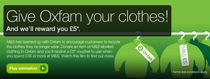 Give Oxfam Your Clothes logo