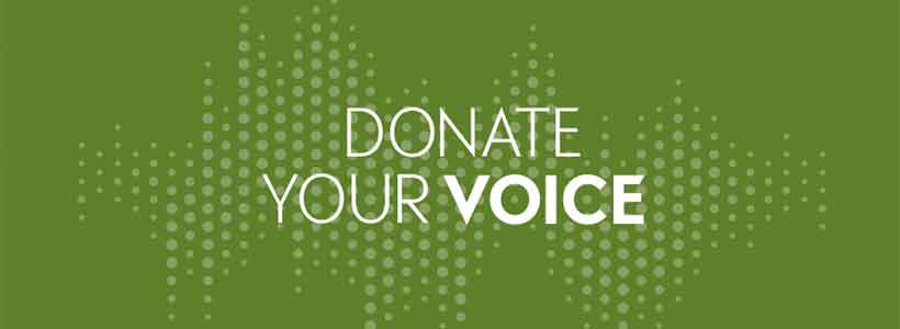 Donate Your Voice campaign logo