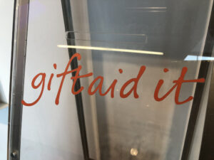 Gift Aid It logo, M-Shed, Bristol. Photo: Howard Lake