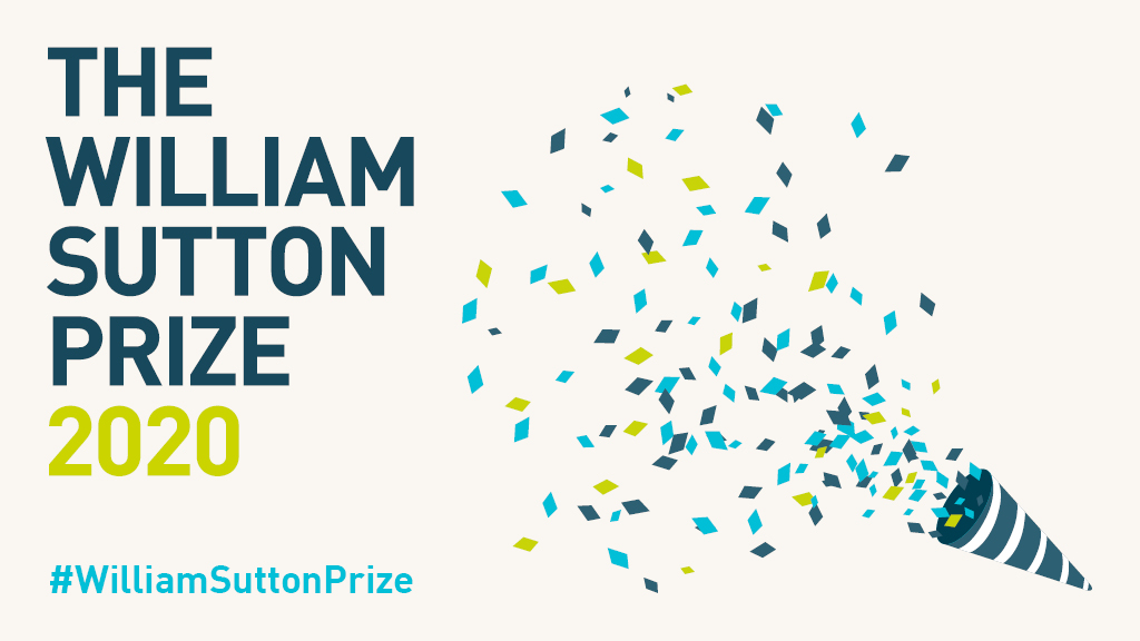 The William Sutton Prize 2020 - announcement graphic