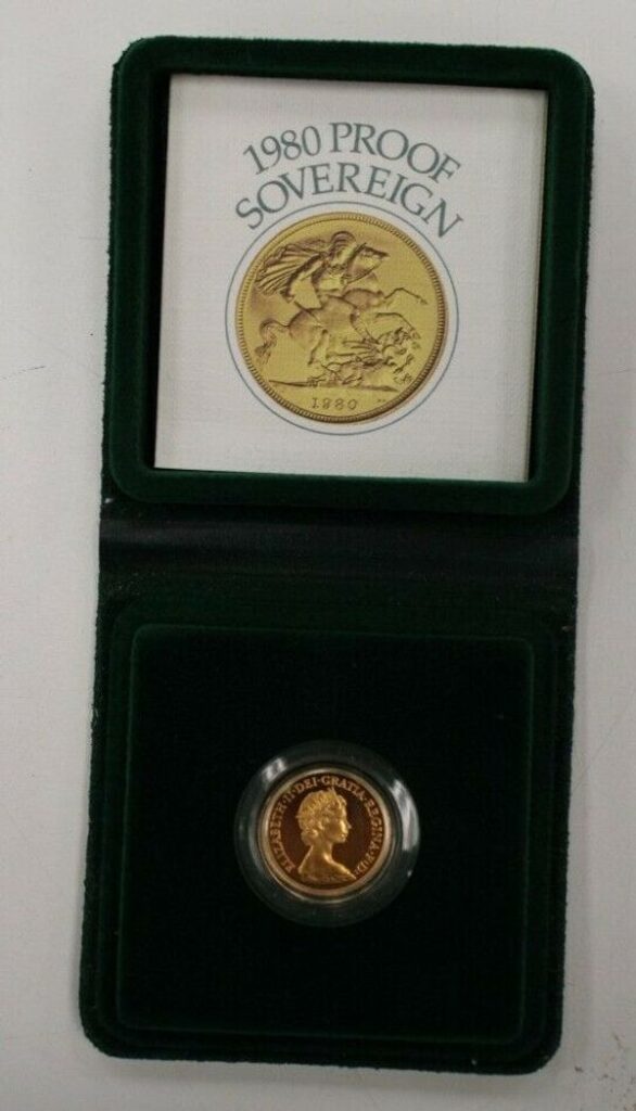 BHF Royal Mint gold proof sovereign
