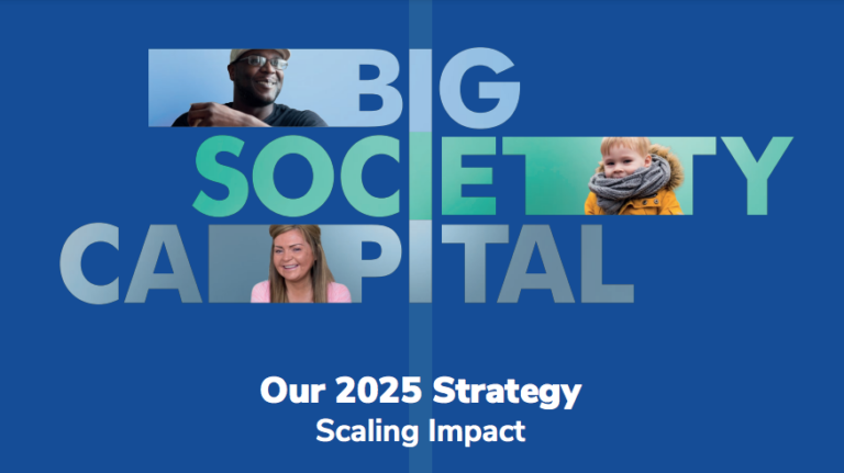 Cover of Big Society Capital's latest strategy document