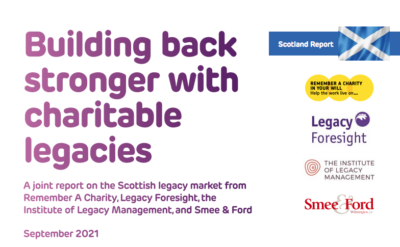Building back stronger with legacies report cover