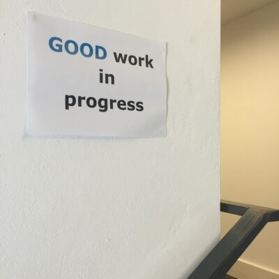 GOOD work in progress - at the GOOD Agency, London. Photo: Howard Lake