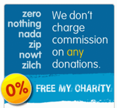 Bmycharity's Free My Charity campaign for zero commission on donations online