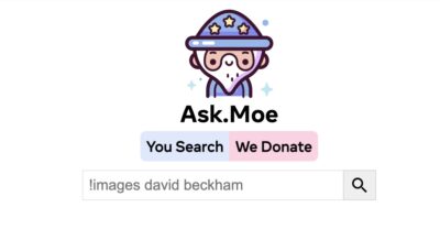 Ask Moe search engine logo
