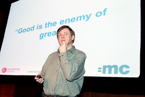 Bernard Ross speaking at Fundraising Ireland 2013