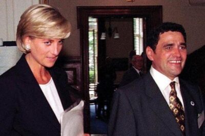 Princess Diana with former MAG Chief Executive Lou McGrath in 1997. Photo: MAG