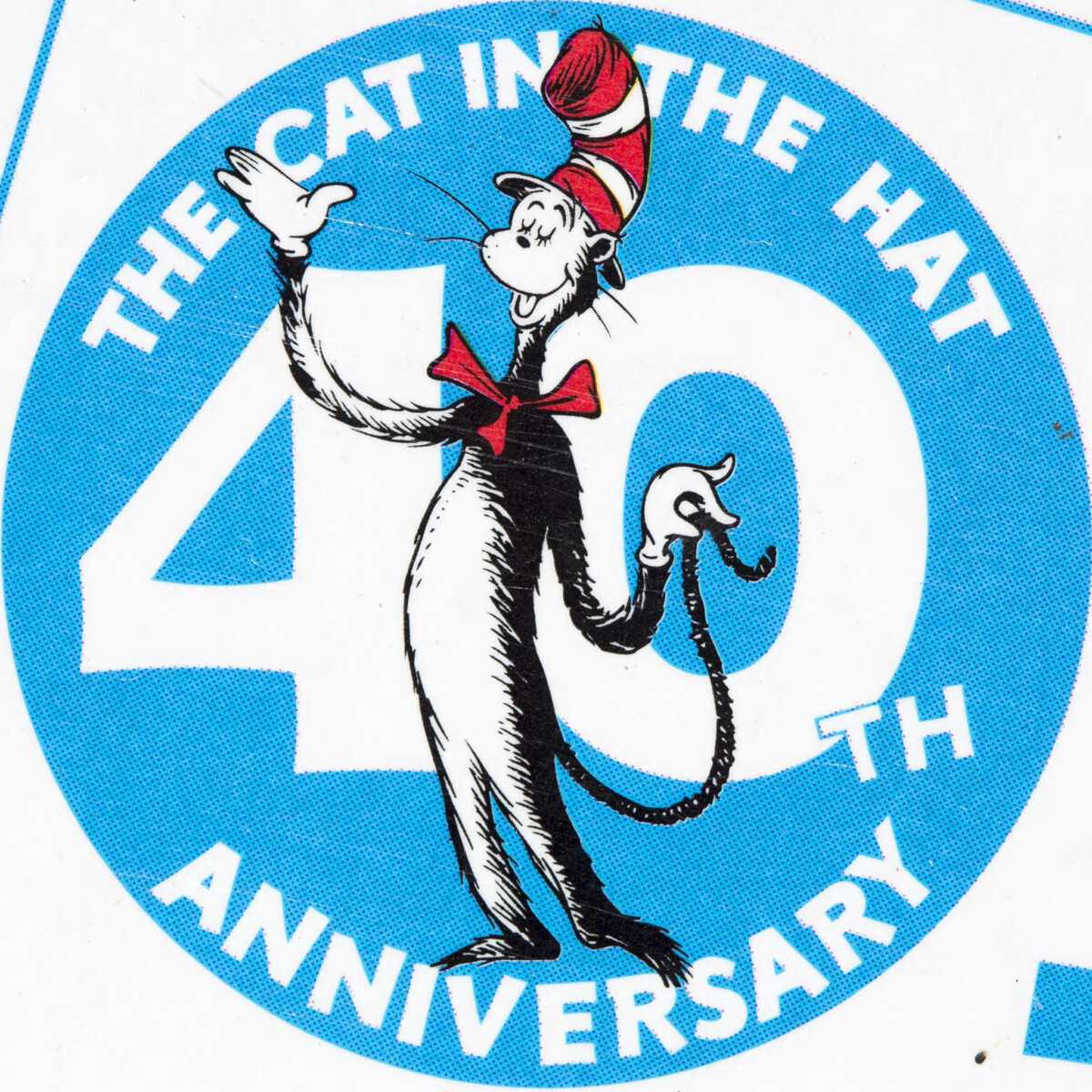 The Cat in the Hat 40th anniversary - logo roundel. Image: markmorgantrinidad n Flickr.com
