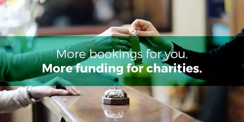 Charity Escapes - more bookings for you, more funding for charities