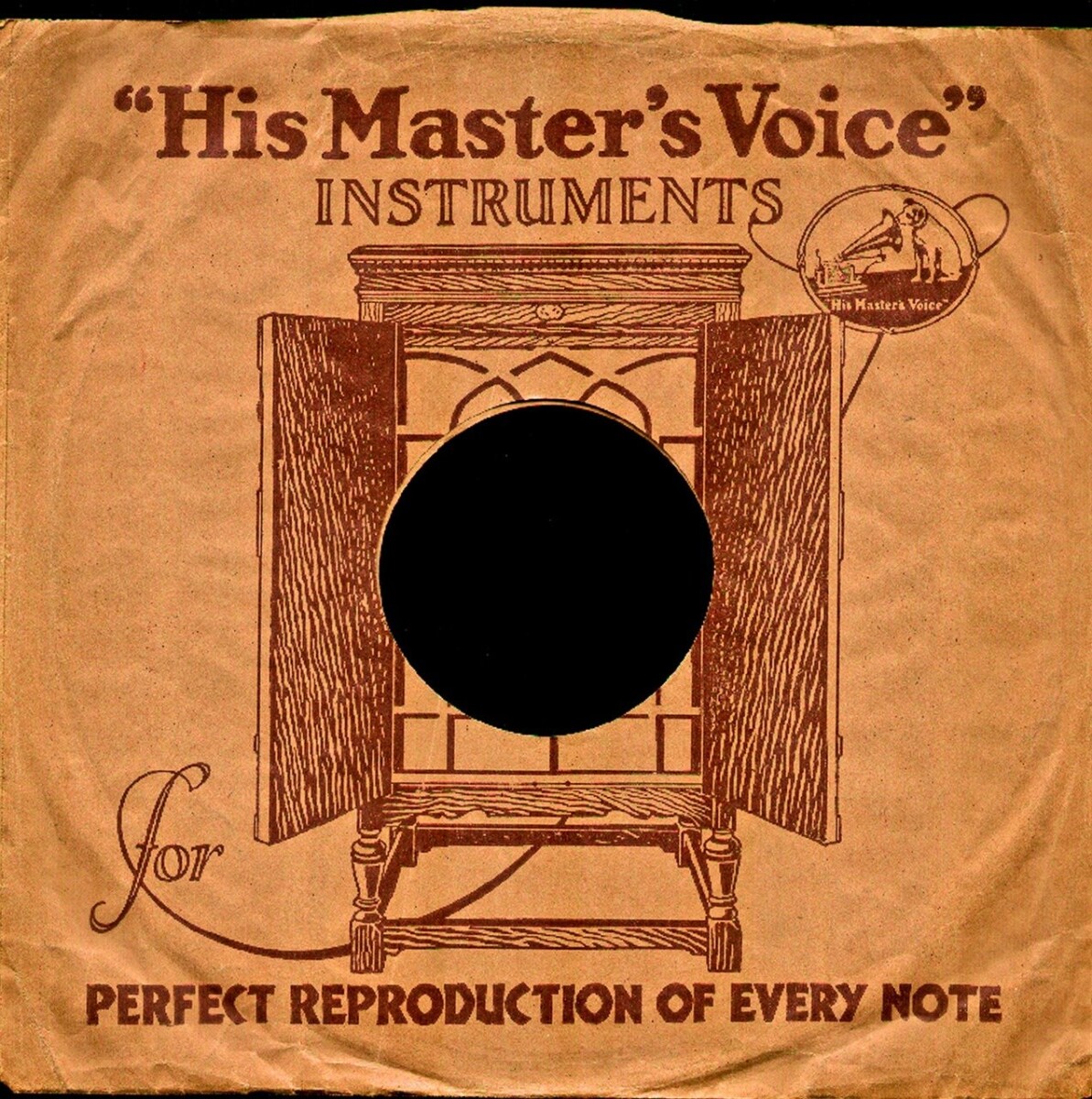 His Master's Voice - record sleeve. Photo: Pixabay