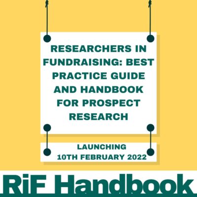 Researchers in Fundraising announce the launch of the RiF Handbook