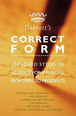 Debrett’s Correct Form