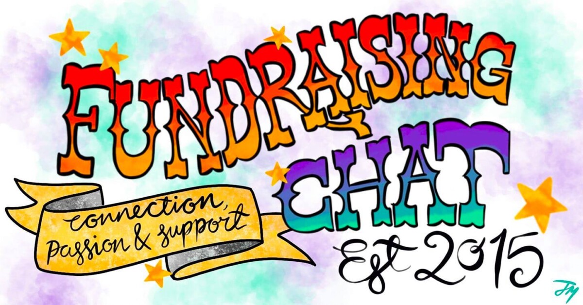 Fundraising Chat logo by Jo McGuiness