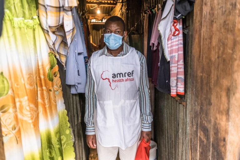 Patrick Malachi, Amref community health worker in Kibera, Kenya