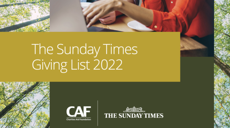 Sunday Times Giving List report cover