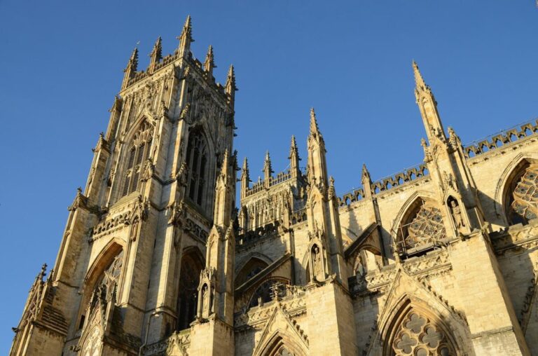 York Minister against a blue sky